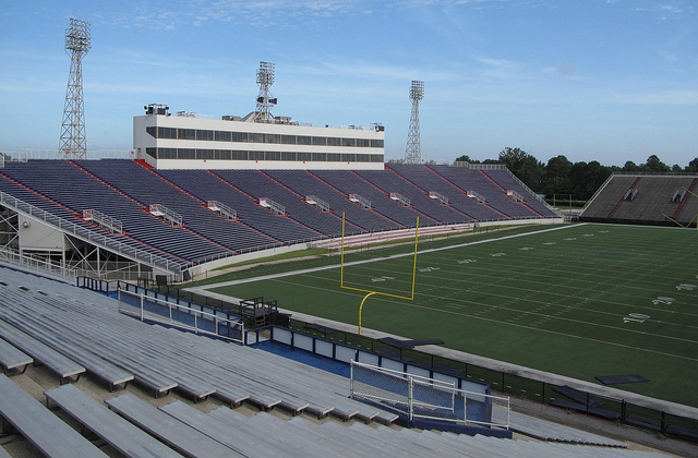 Ladd-Peebles Stadium, the home of the Mobile Bowl. 